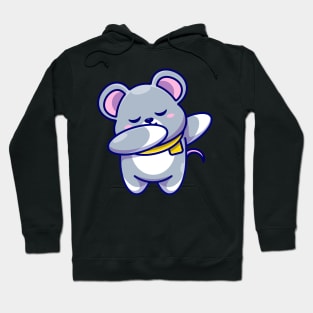 Cute baby mouse dabbing cartoon Hoodie